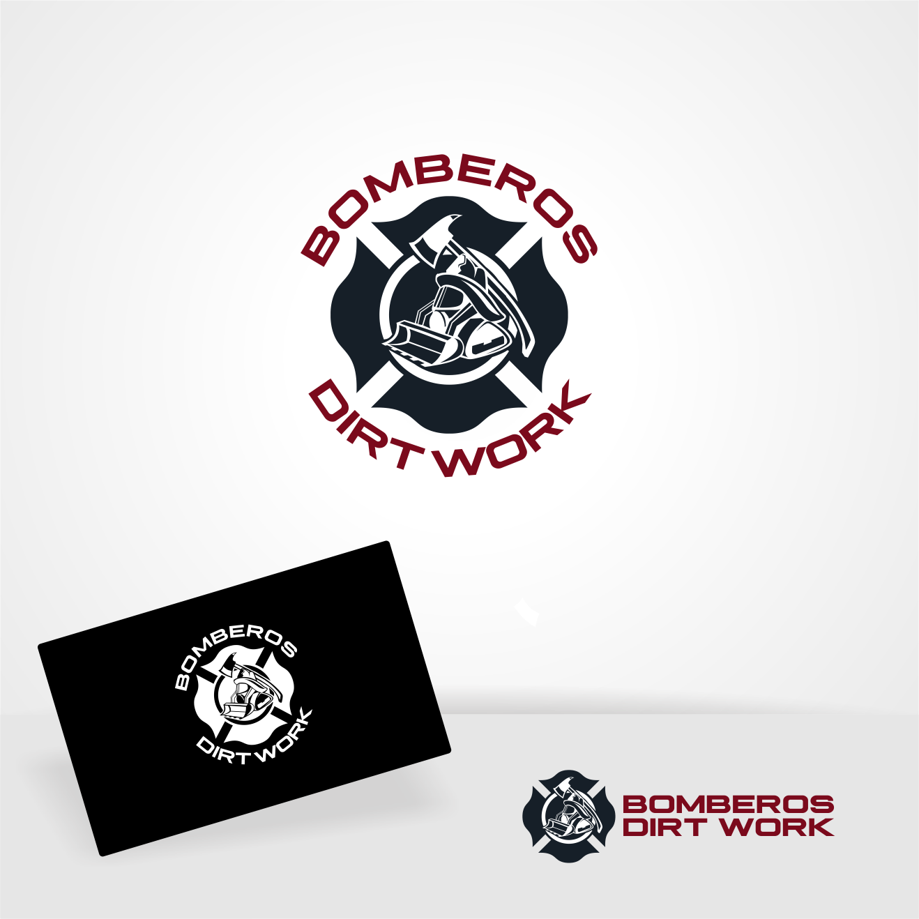 Logo Design by Arham Hidayat for Bomberos Dirt Work | Design #30954162