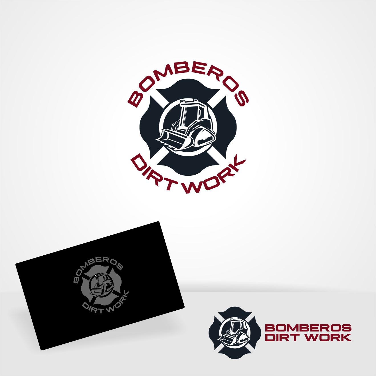 Logo Design by Arham Hidayat for Bomberos Dirt Work | Design #30954380