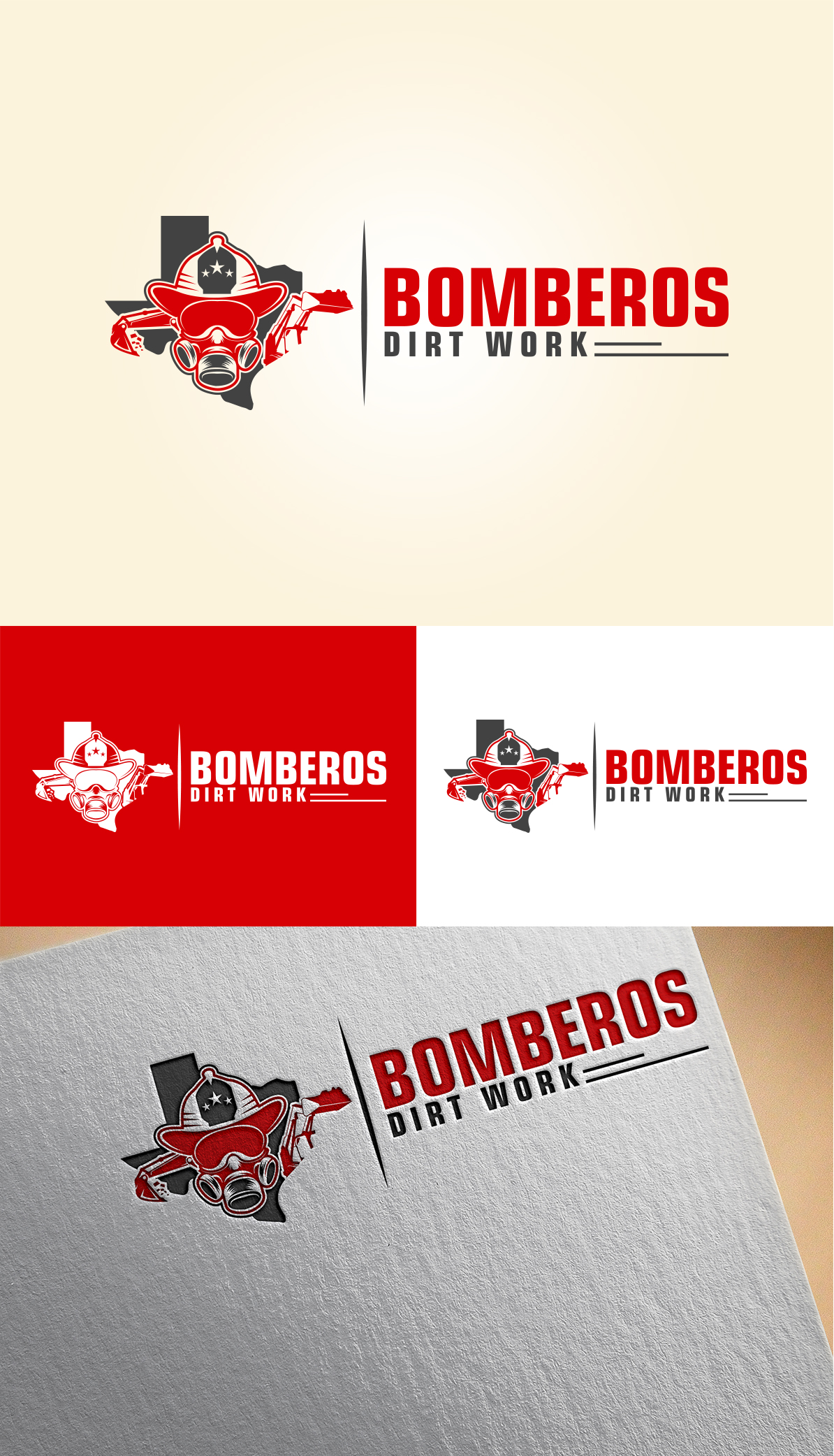 Logo-Design von Imran_me für Bomberos Dirt Work | Design #30945272