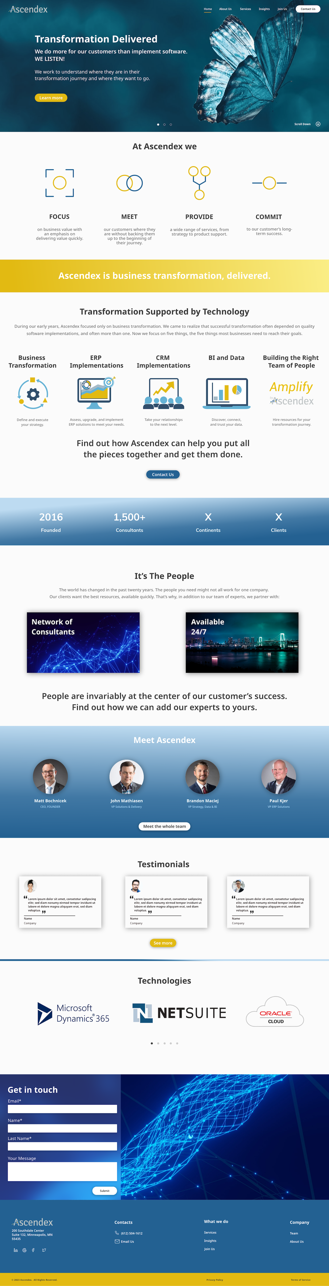 Web Design by Pamela Mannino and Scott Bonas for this project | Design #30916969