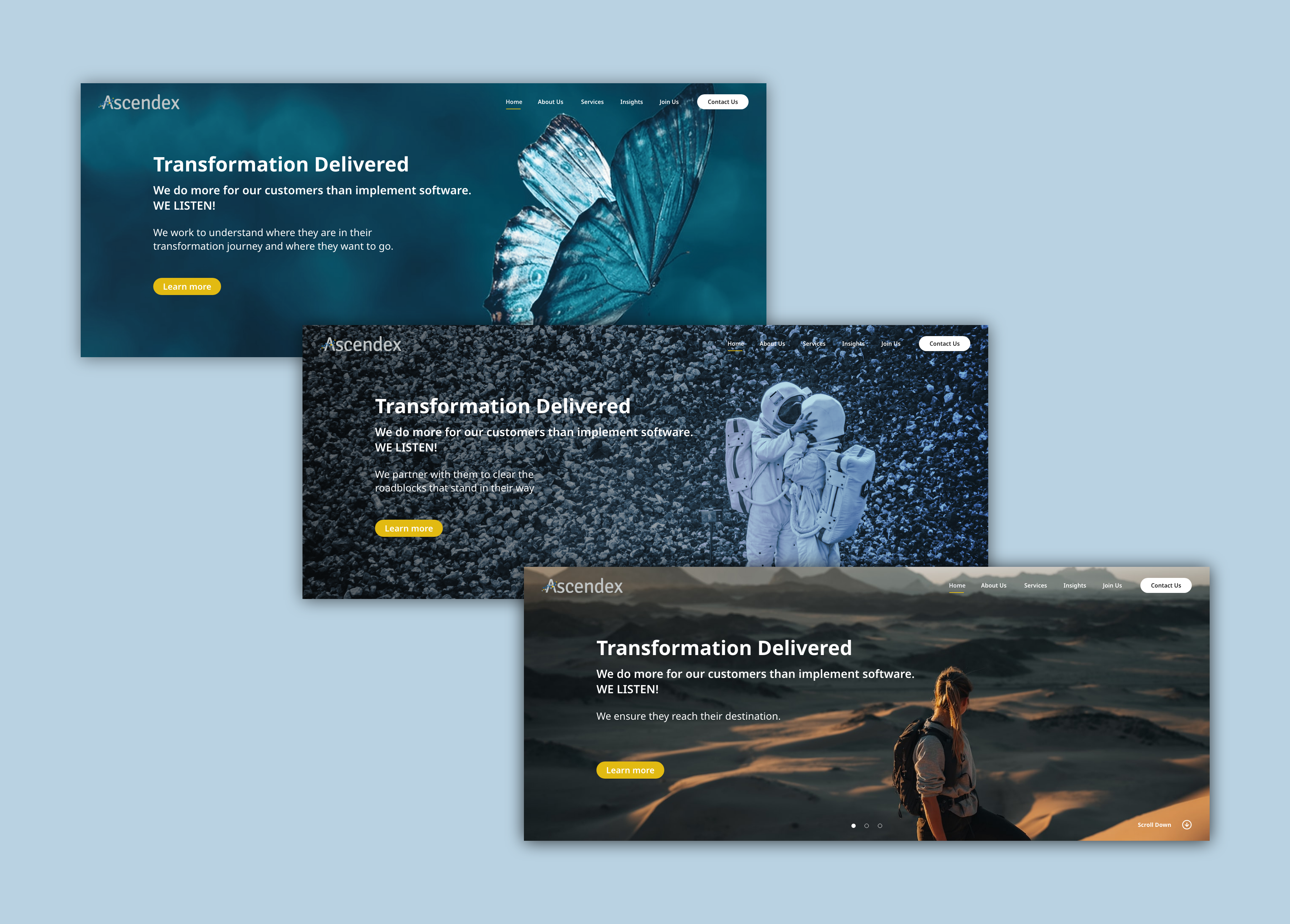 Web Design by Pamela Mannino and Scott Bonas for this project | Design #30916991