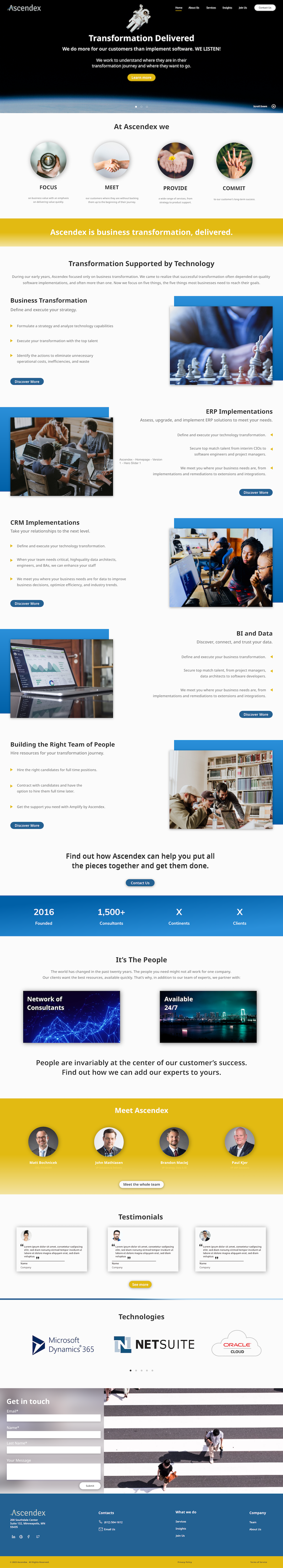 Web-Design von Pamela Mannino and Scott Bonas für dieses Projekt | Design #30917069