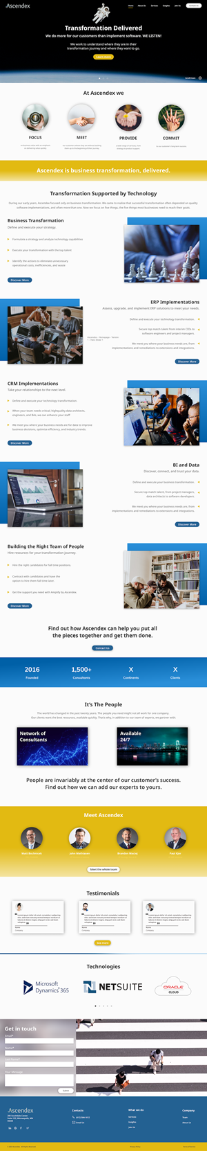 Web Design by Pamela Mannino and Scott Bonas for this project | Design: #30917069