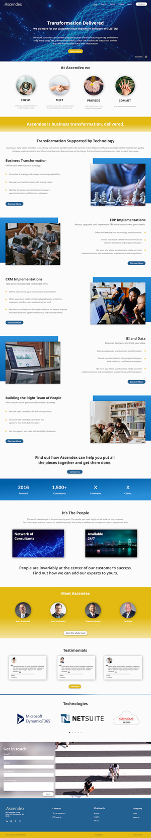 Web Design by Pamela Mannino and Scott Bonas for this project | Design: #30917107