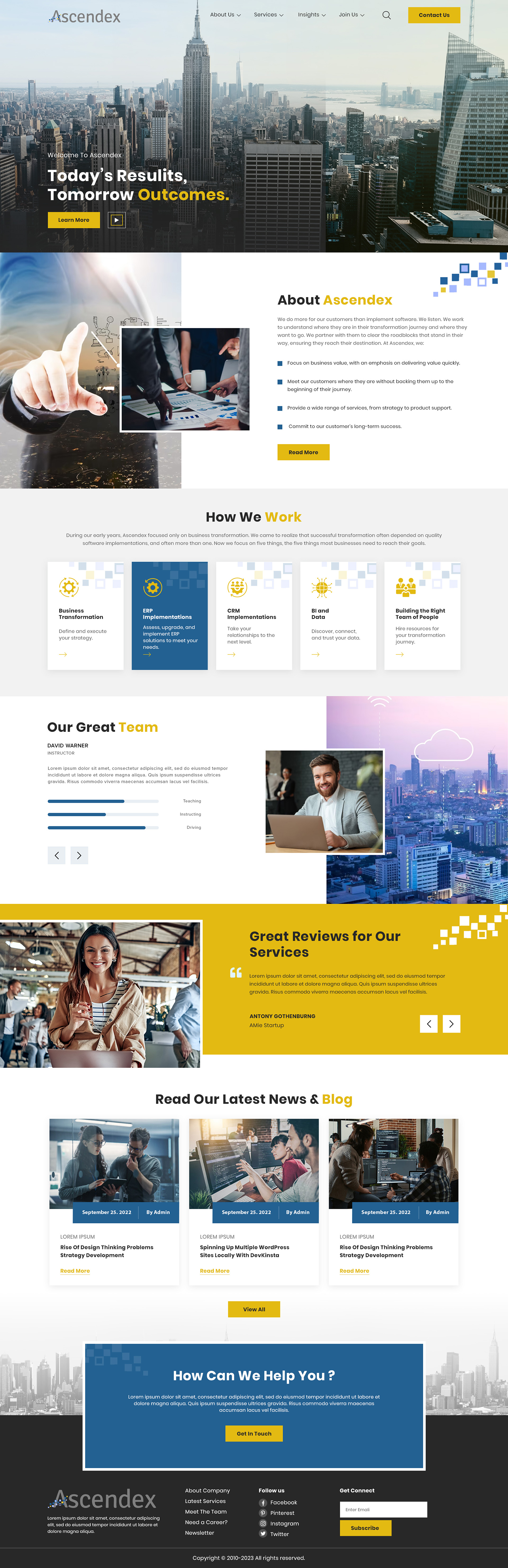 Web Design by creative.bugs for this project | Design #30890292