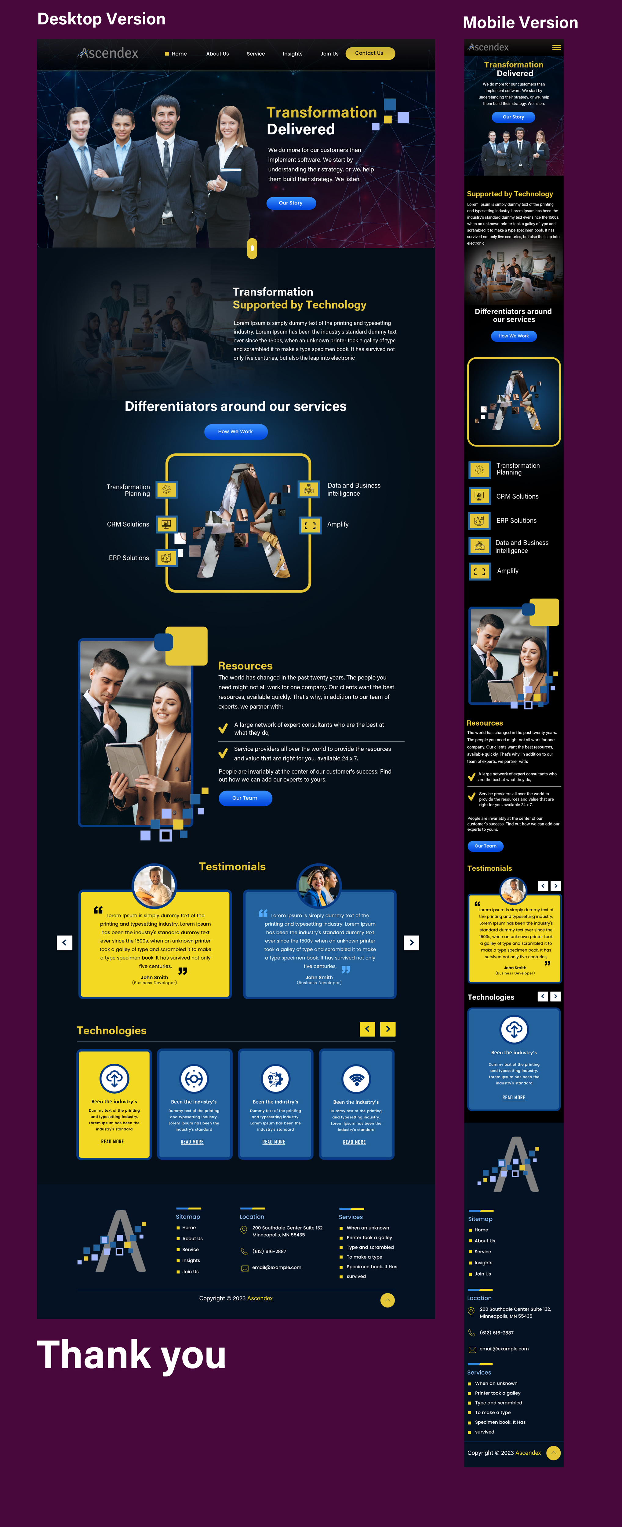 Web Design by sai.designer87 for this project | Design #30903964