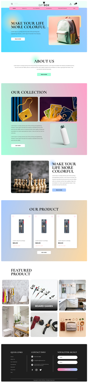 Web Design by Hafsa Fatymah for KARFIL SA | Design: #30902867