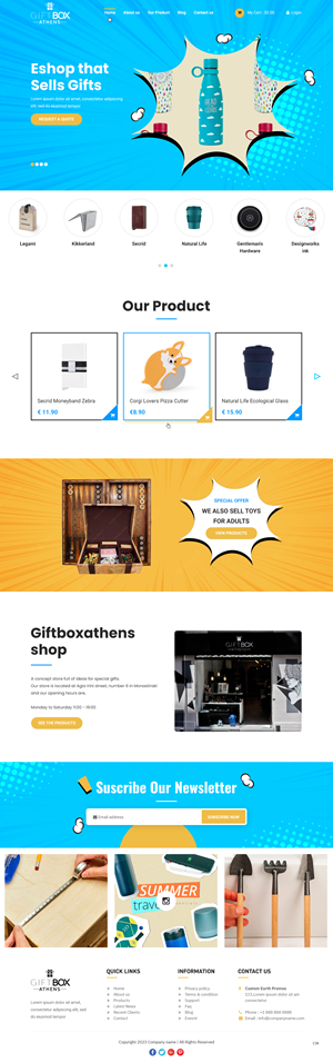 Web Design by pb for KARFIL SA | Design: #30905477
