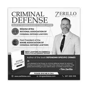 Design Annonce  par debdesign pour Zerillo Law FIrm, LLC | Design : #30895946
