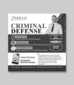 Design Annonce  par debdesign pour Zerillo Law FIrm, LLC | Design : #30896696