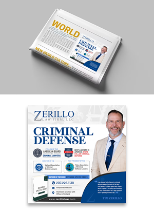 Design Annonce  par debdesign pour Zerillo Law FIrm, LLC | Design : #30896771