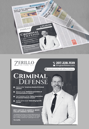 Design Annonce  par ecorokerz pour Zerillo Law FIrm, LLC | Design : #30895607