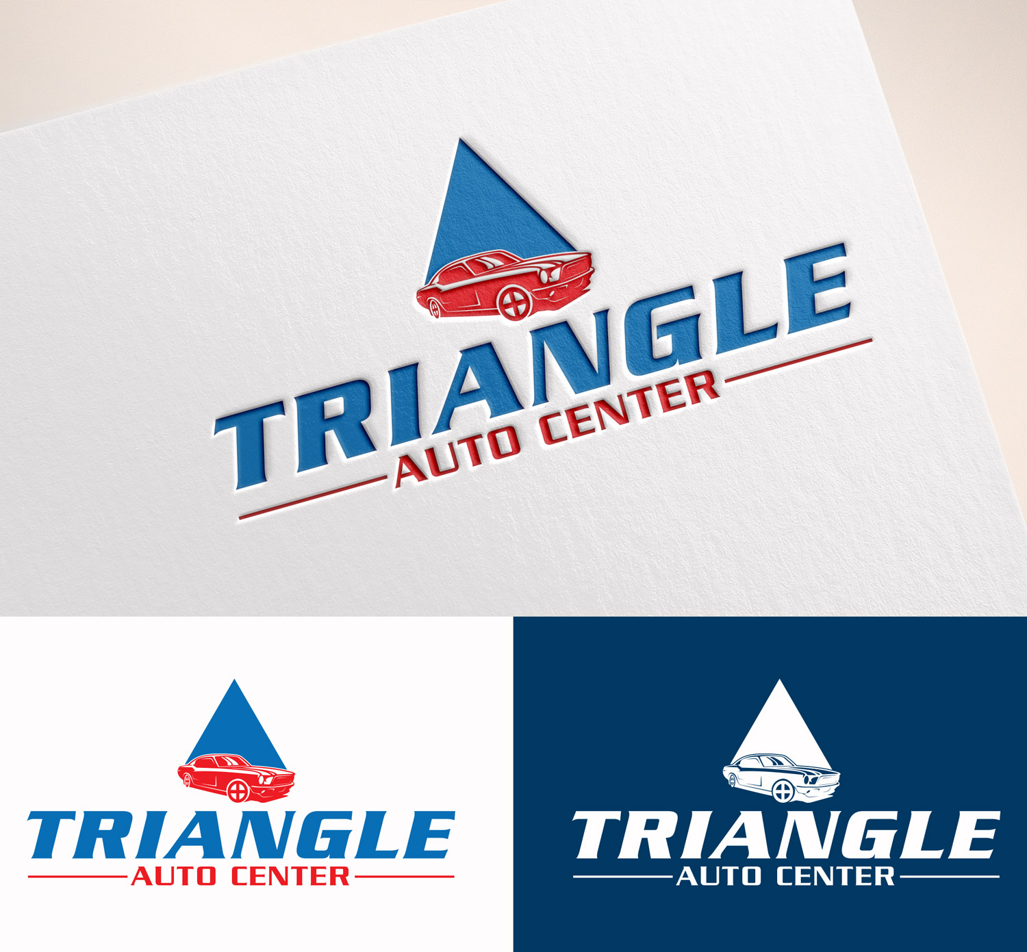 Logo Design by M Art & Design for Triangle Tire and Brake, Inc. | Design #30894149