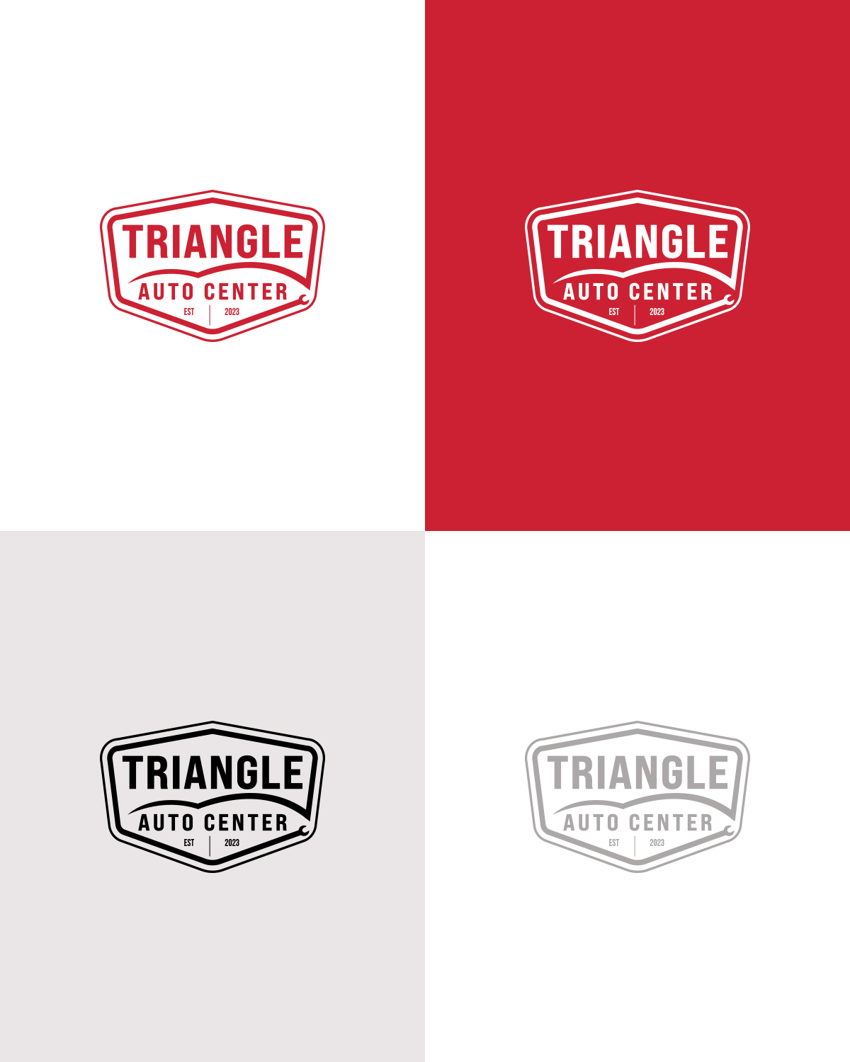 Elegant, Playful Logo Design for Triangle Auto Center by