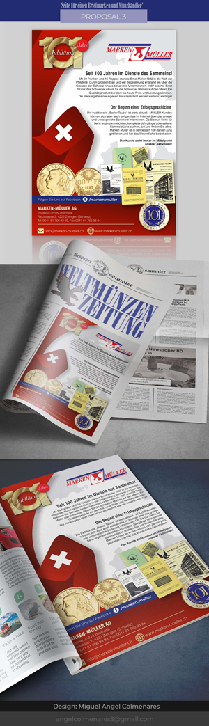 Newspaper Ad Design by angelcolmenares3 for this project | Design: #30918249