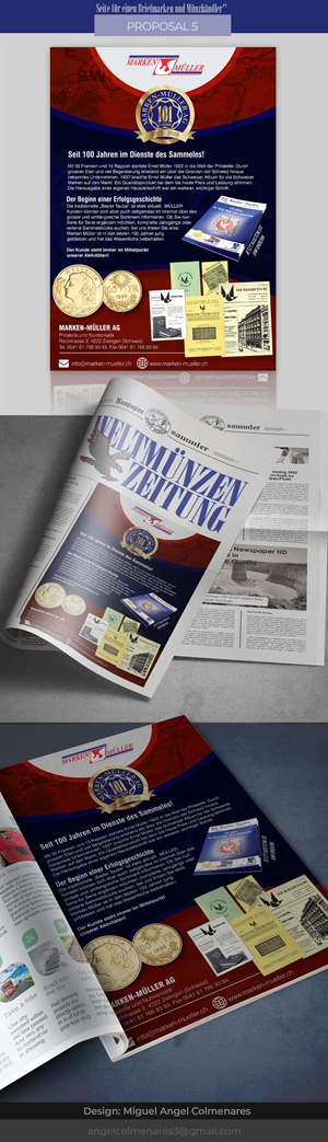 Newspaper Ad Design by angelcolmenares3 for this project | Design: #30918990