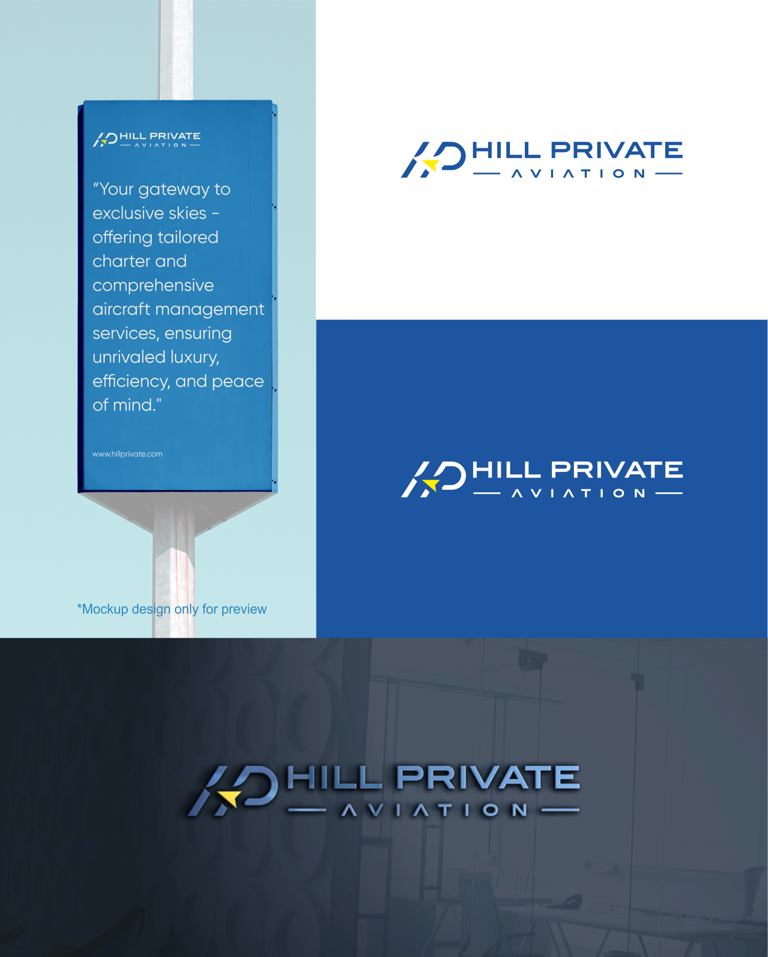 Logo Design by .Ashu. for Hill Aircraft | Design #30907134