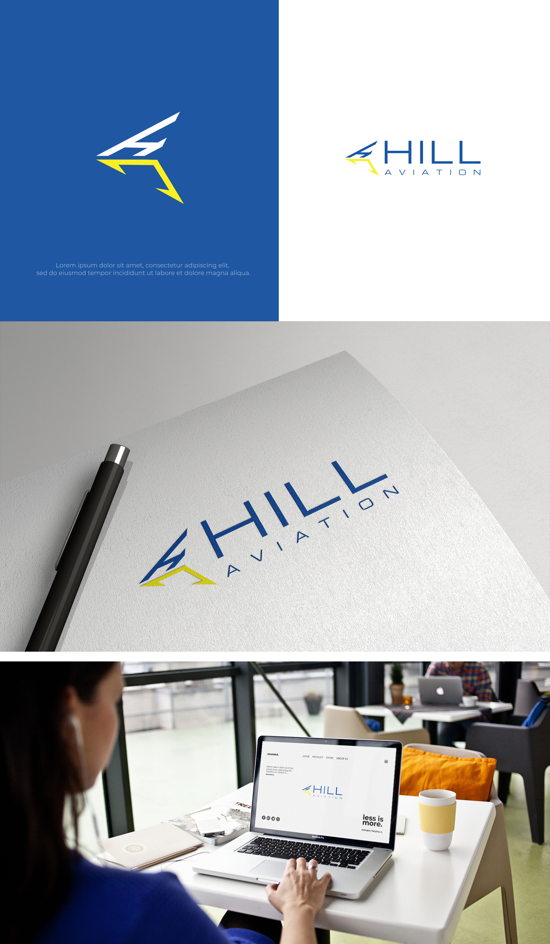 Logo Design by Senpachie for Hill Aircraft | Design #30898695