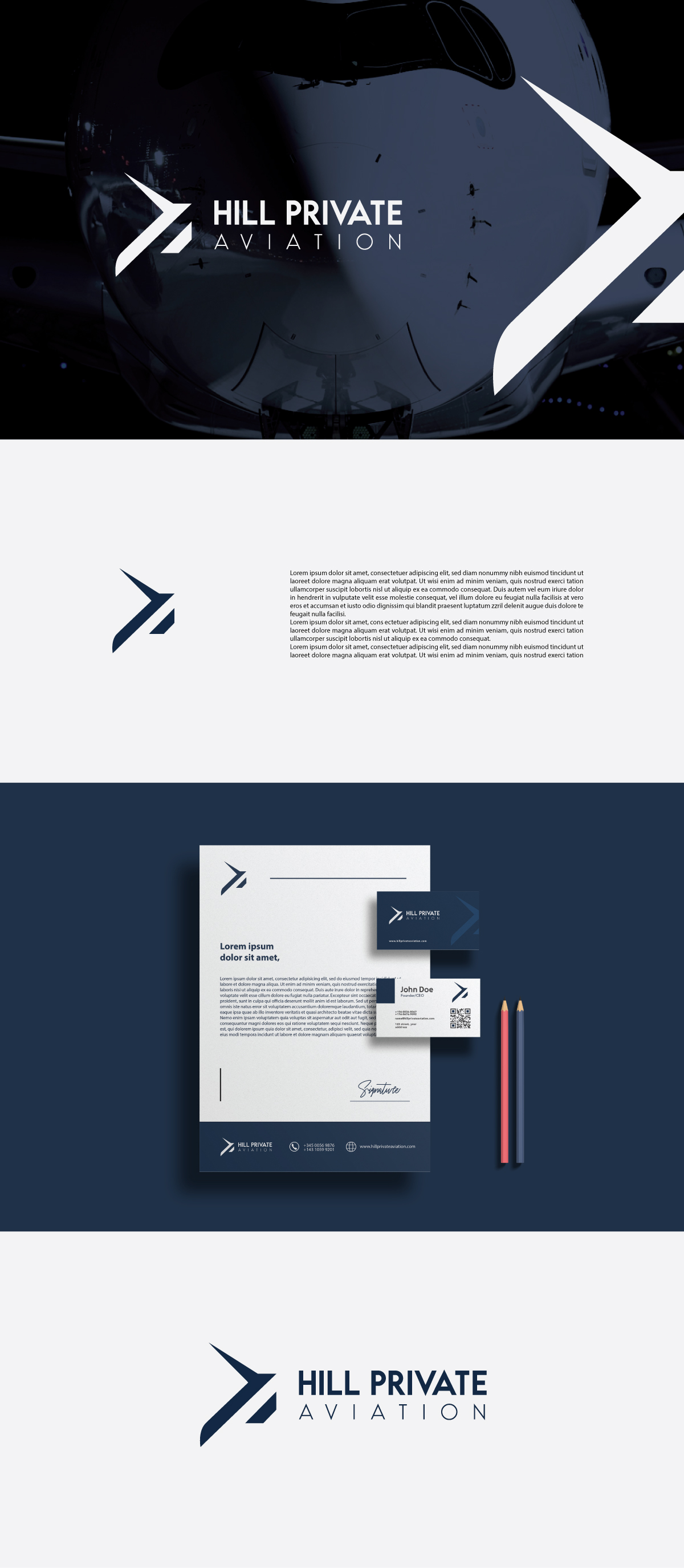 Logo Design by Design_Lenni for Hill Aircraft | Design #30974102
