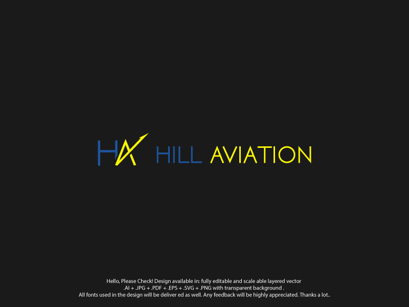 Logo Design by skart for Hill Aircraft | Design #30906407