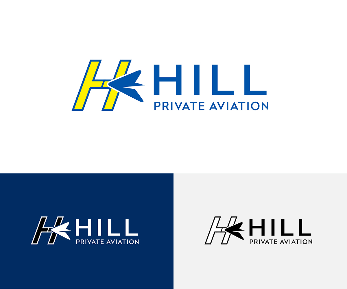 Logo Design by Rush Advertising for Hill Aircraft | Design #30907665