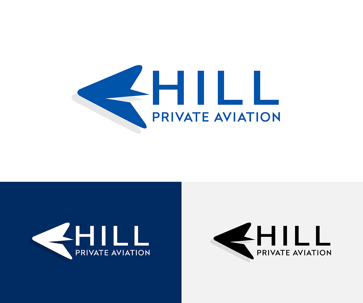 Logo Design by Rush Advertising for Hill Aircraft | Design #30907666