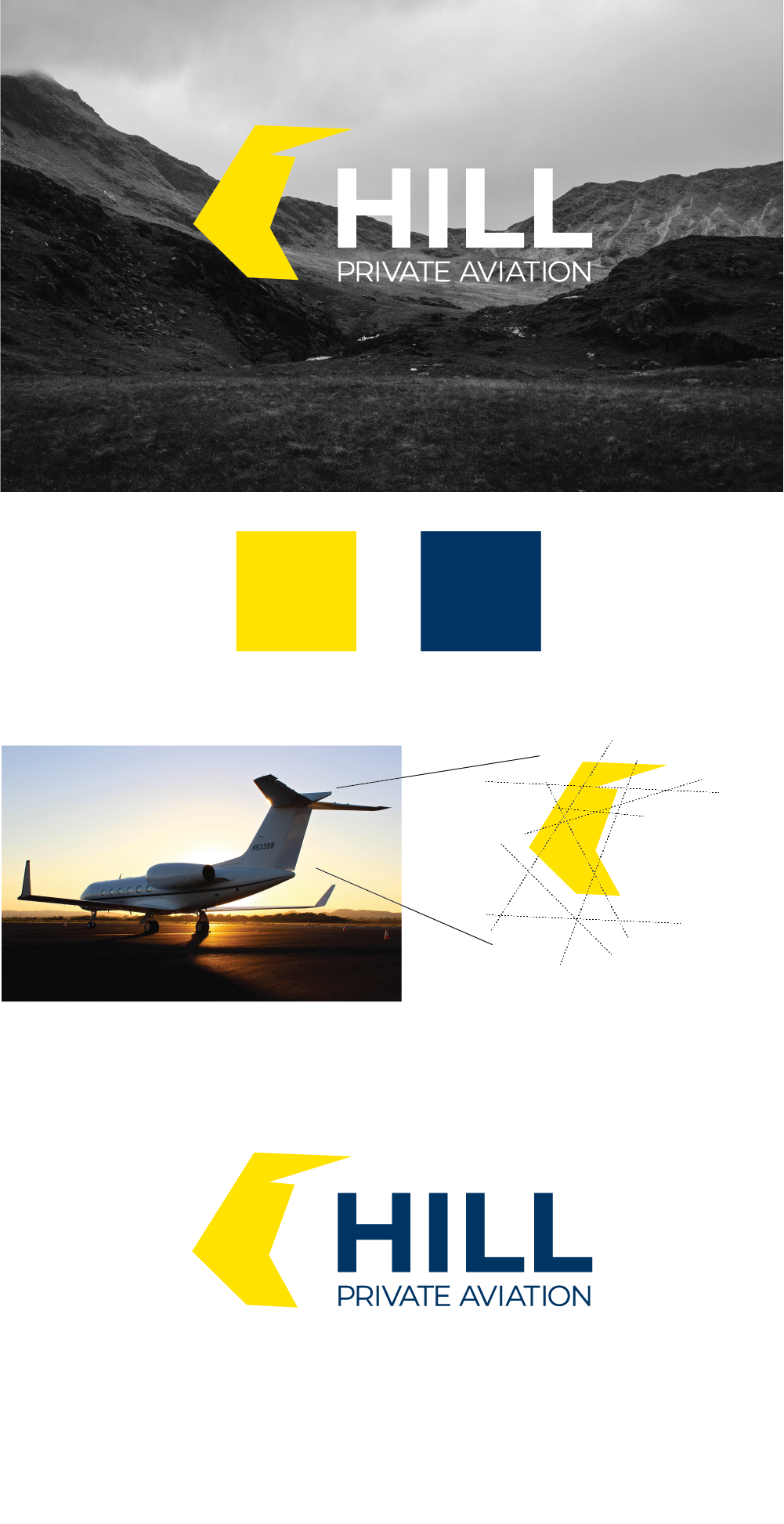 Logo Design by Kham Lian Tung for Hill Aircraft | Design #30907815