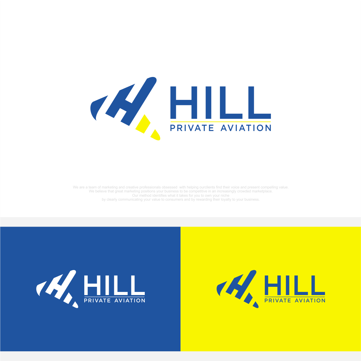 Logo Design by vintana for Hill Aircraft | Design #30941708