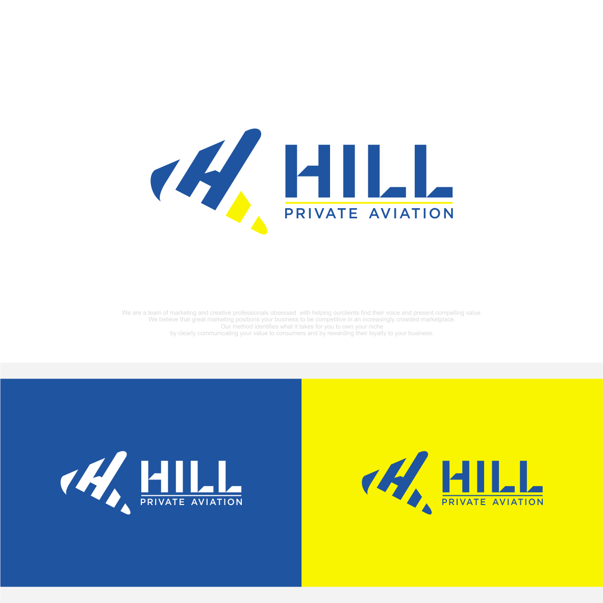 Logo Design by vintana for Hill Aircraft | Design #30941722