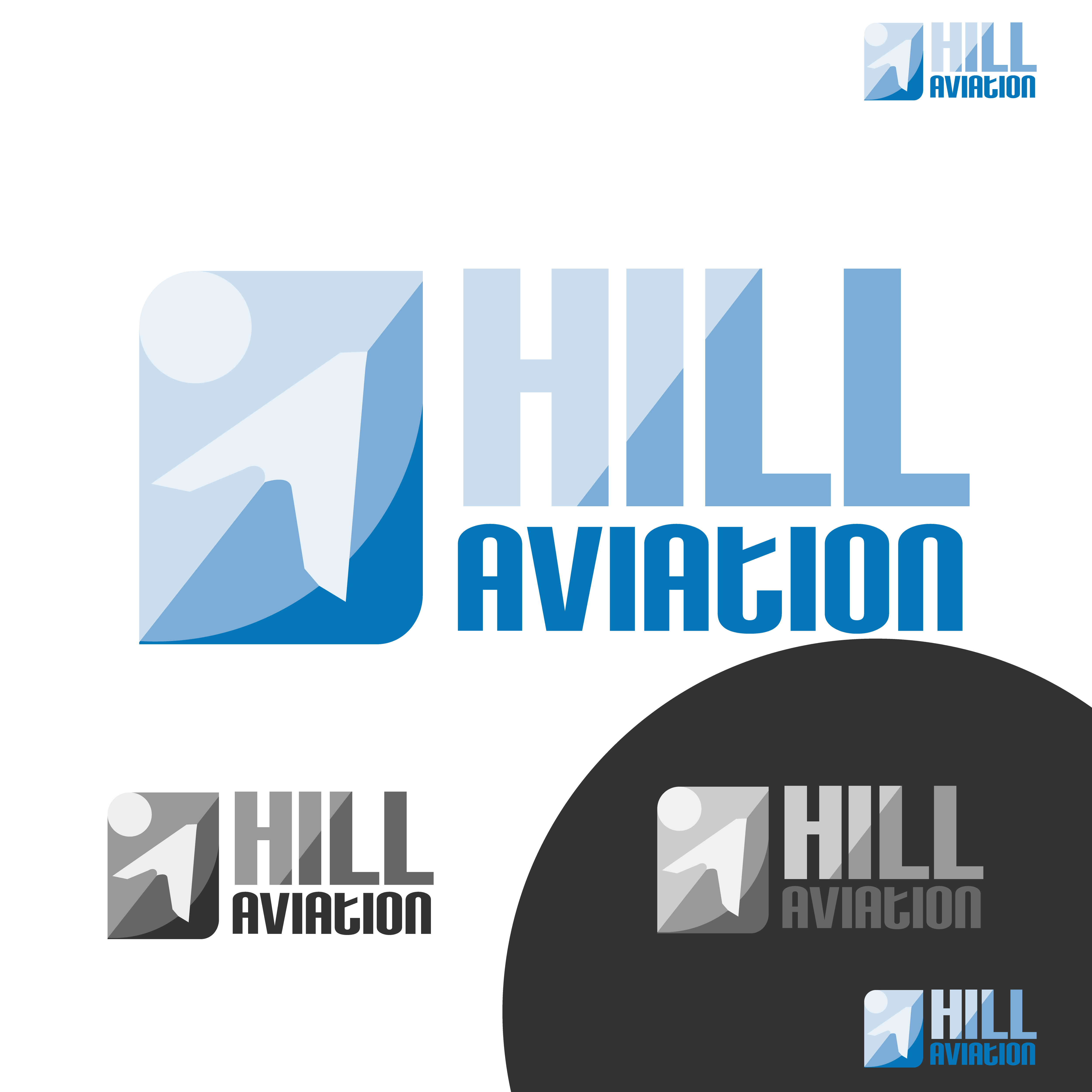 Logo Design by Dracuz for Hill Aircraft | Design #30901843
