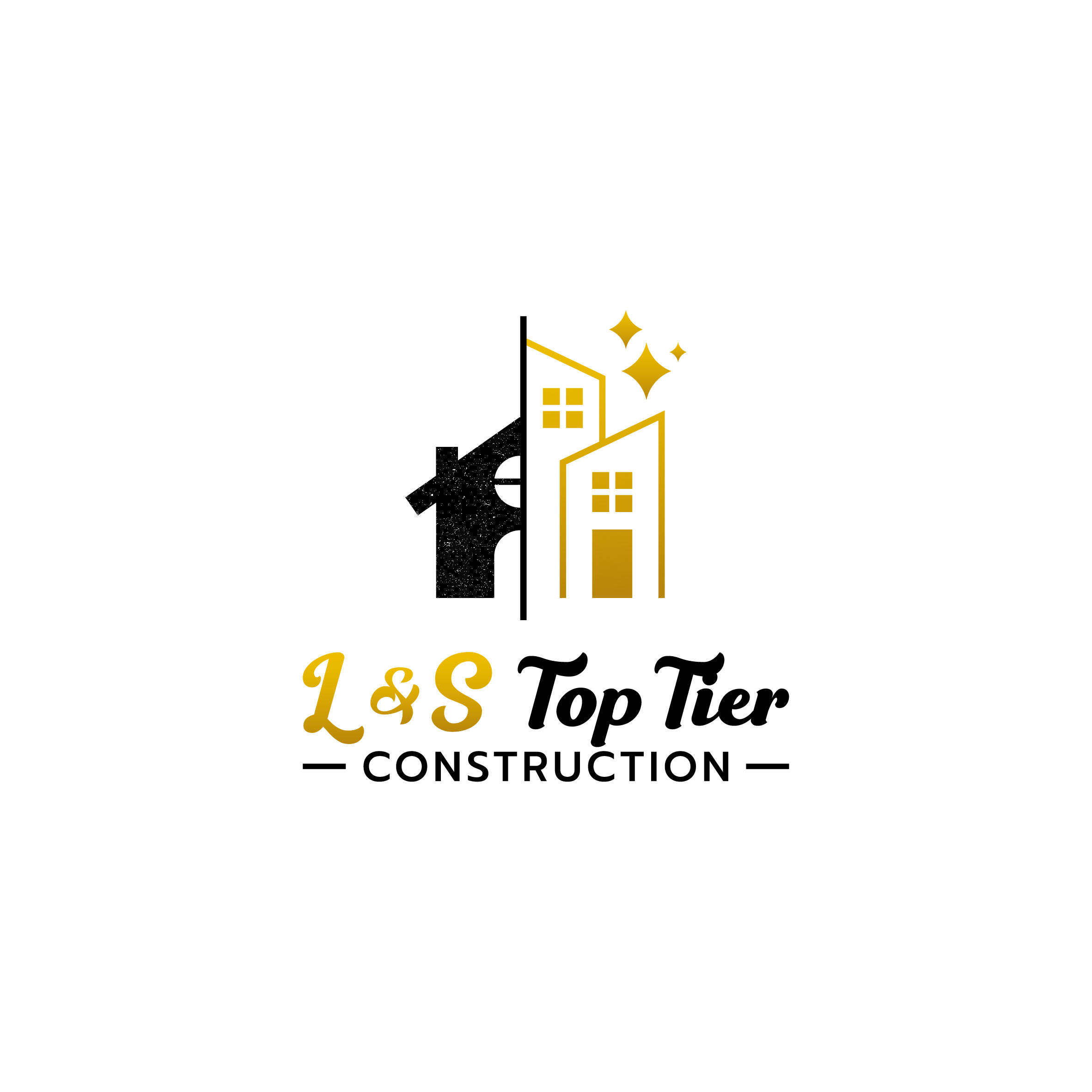 Logo Design by Aljune Castro Designs for L & S Top Tier Construction | Design #30902402