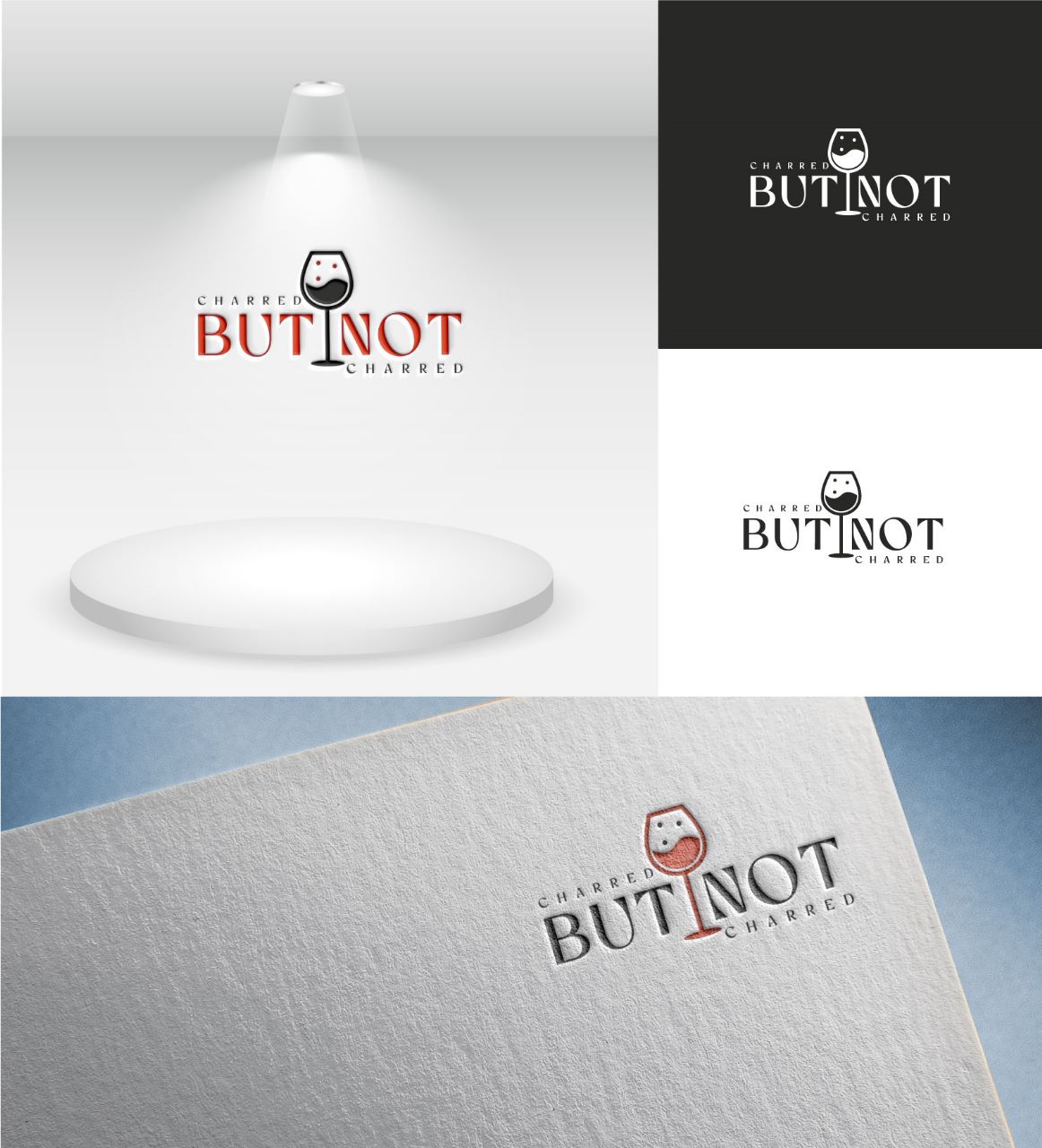 Logo Design by Graphic4489 for Charred Kitchen and Bar | Design #30934402
