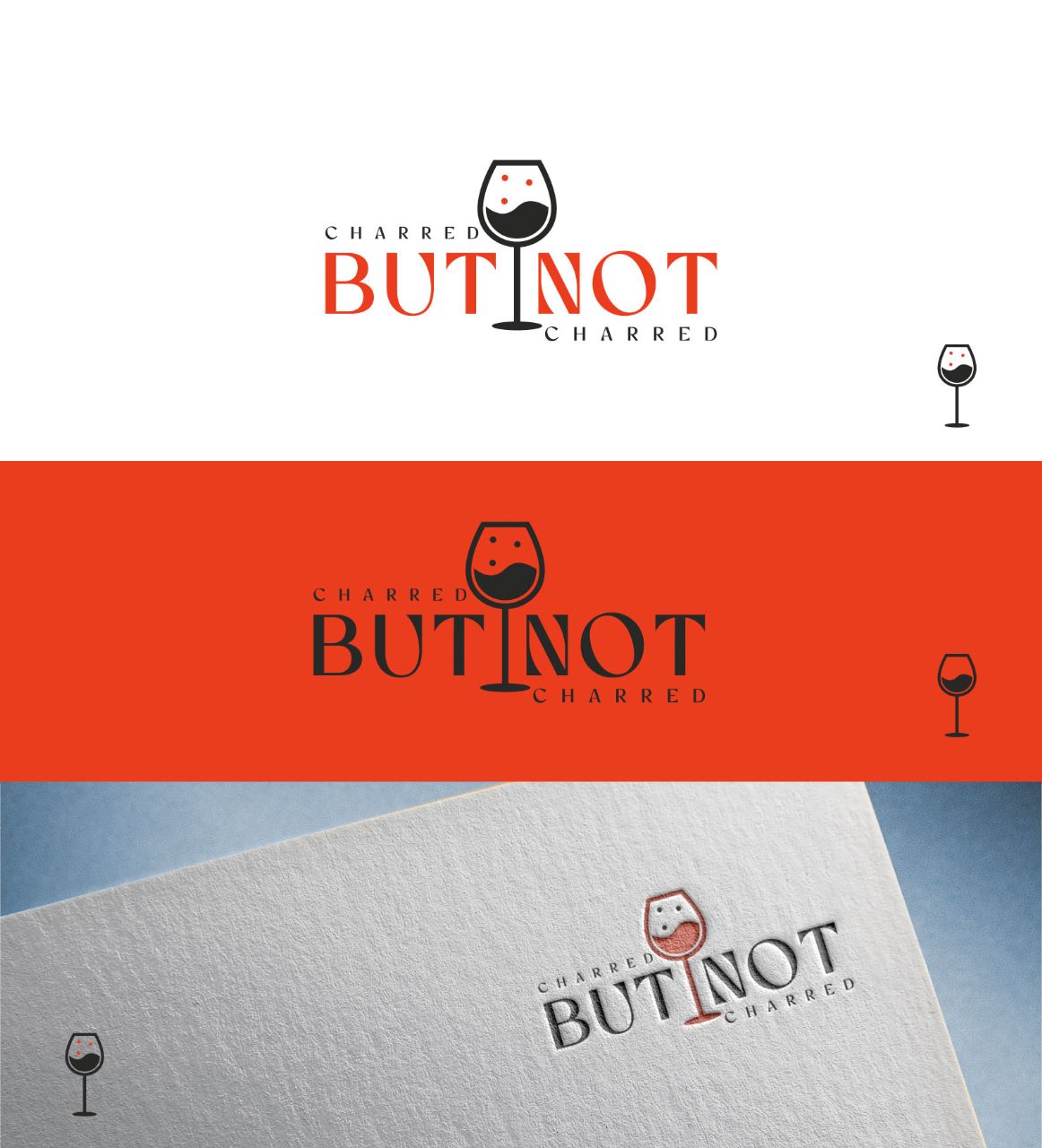 Logo Design by Graphic4489 for Charred Kitchen and Bar | Design #30934664