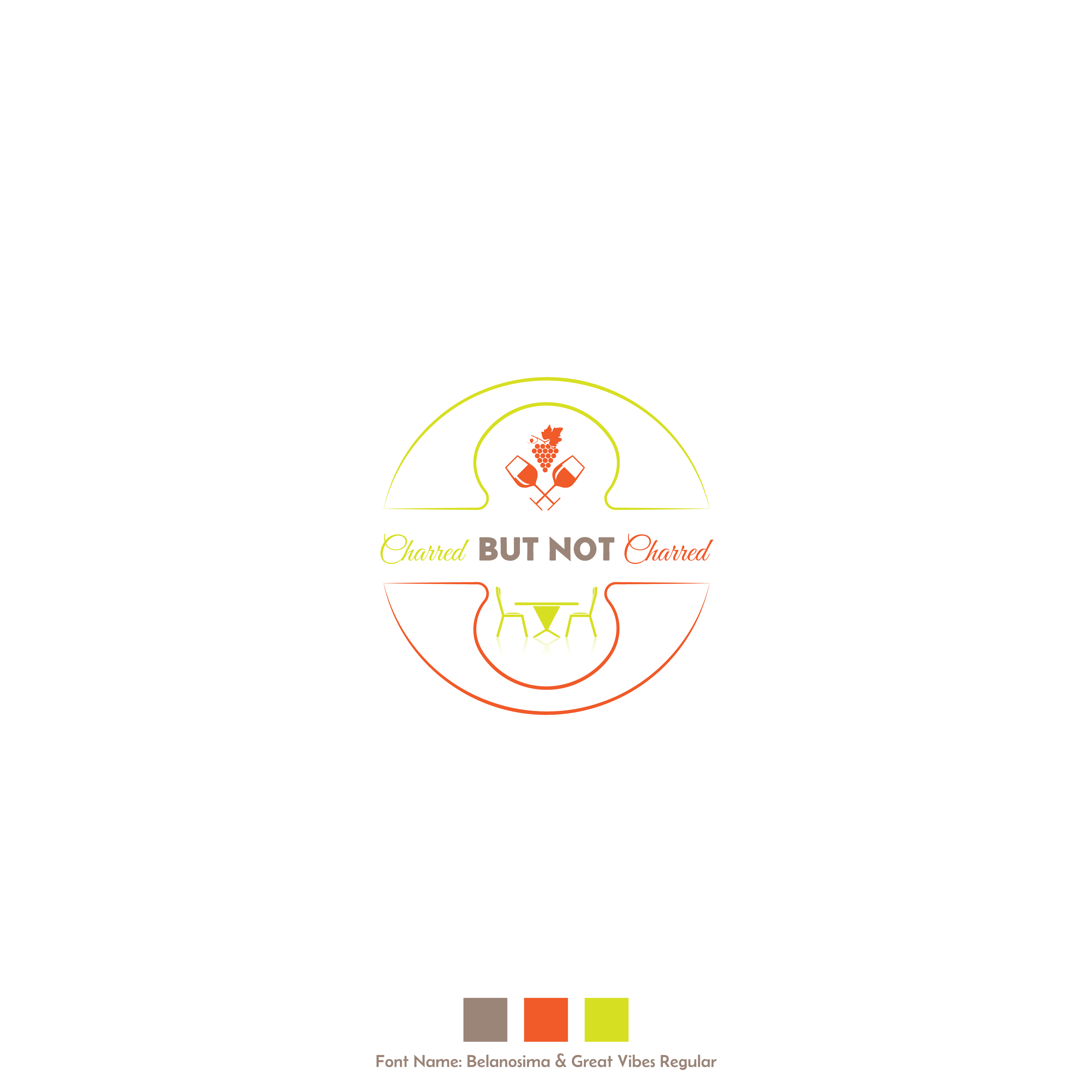 Logo Design by SA Raza008 for Charred Kitchen and Bar | Design #30927310
