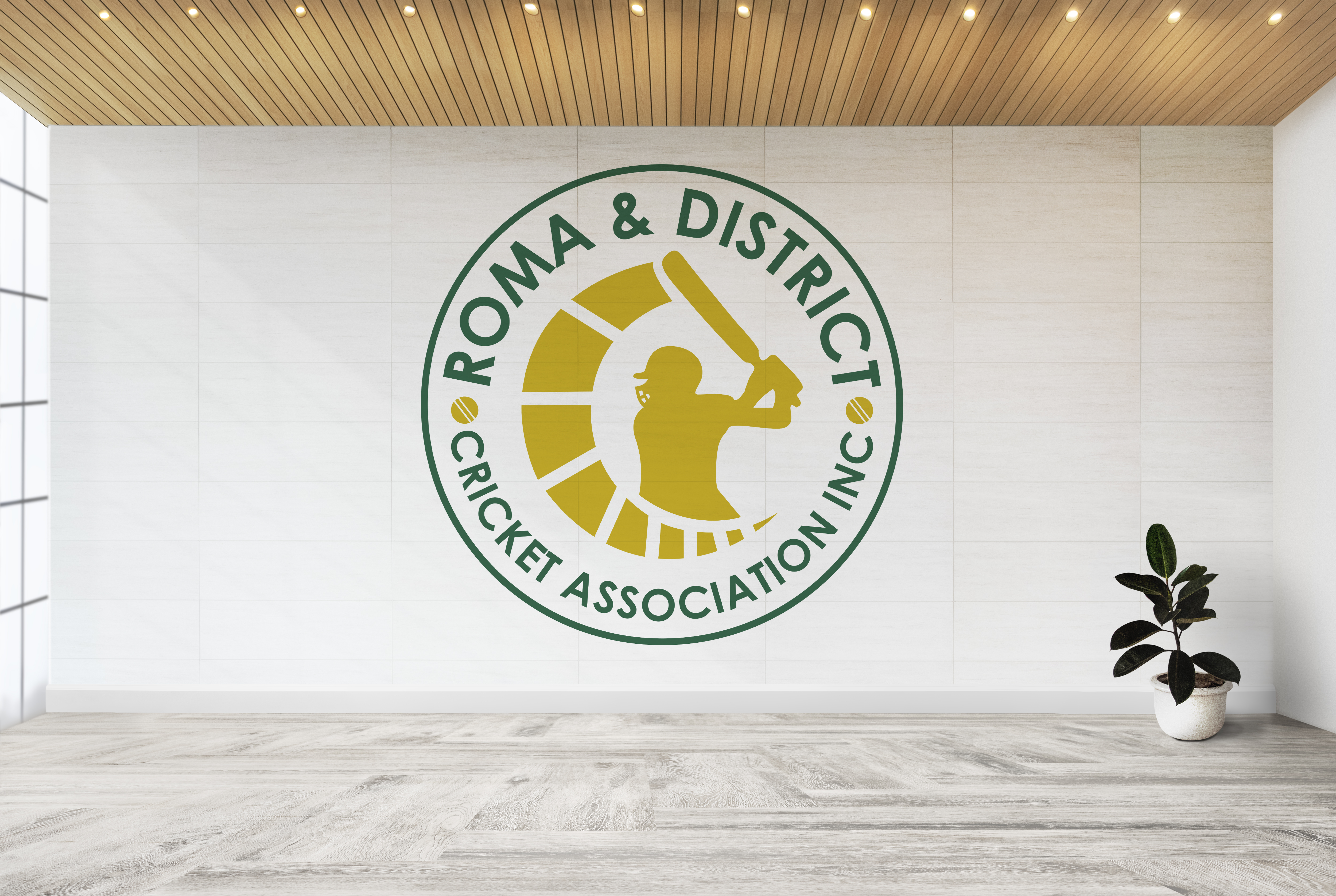 Logo Design by Ura Designs for Roma & District Cricket Association Inc. | Design #30919269