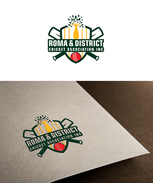 Logo-Design von RA-bica für Roma & District Cricket Association Inc. | Design: #30913474
