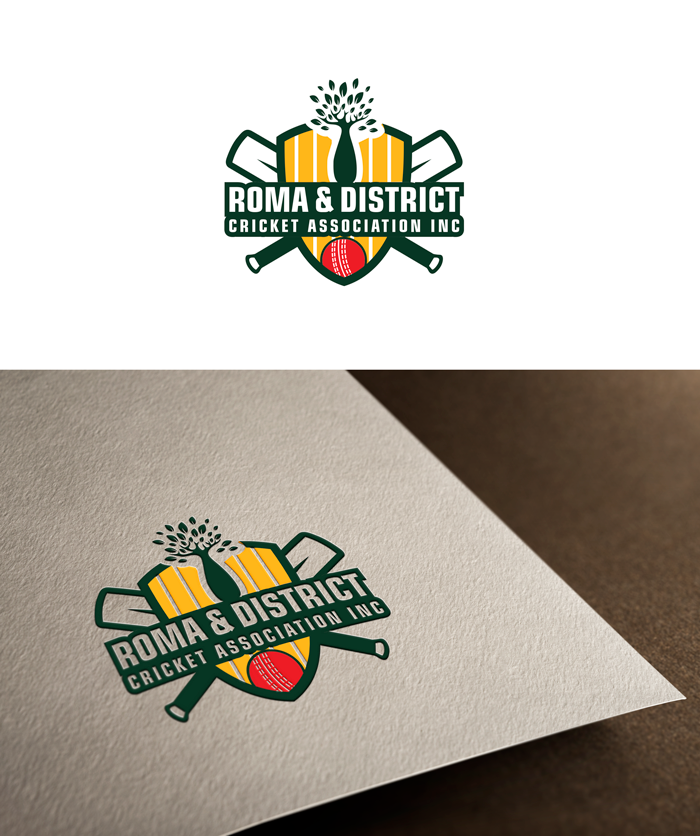 Logo-Design von RA-bica für Roma & District Cricket Association Inc. | Design: #30913475