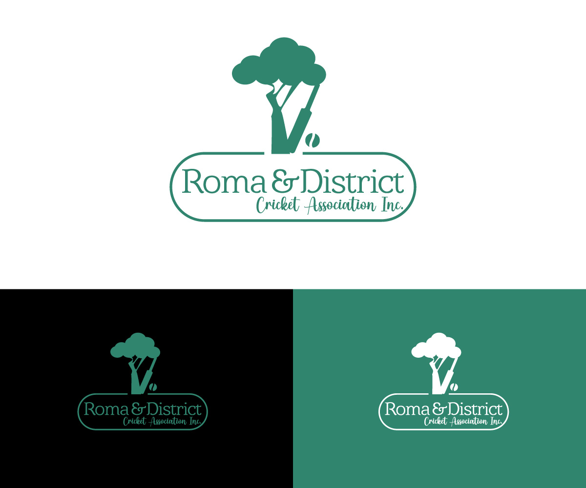 Logo-Design von RaKu 2 für Roma & District Cricket Association Inc. | Design #30918924