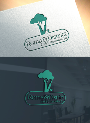 Logo Design by RaKu 2 for Roma & District Cricket Association Inc. | Design: #30918972