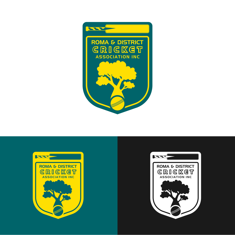 Logo-Design von purnama für Roma & District Cricket Association Inc. | Design #30917671