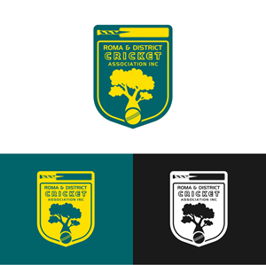 Logo Design by purnama for Roma & District Cricket Association Inc. | Design: #30917671