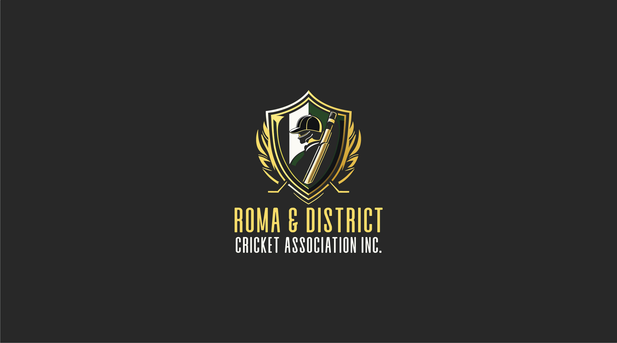 Logo Design by enismandal for Roma & District Cricket Association Inc. | Design #30917438