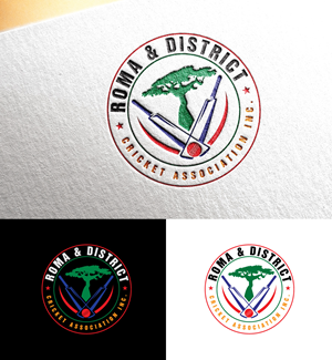 Logo-Design von Dot Design 3 für Roma & District Cricket Association Inc. | Design: #30917532