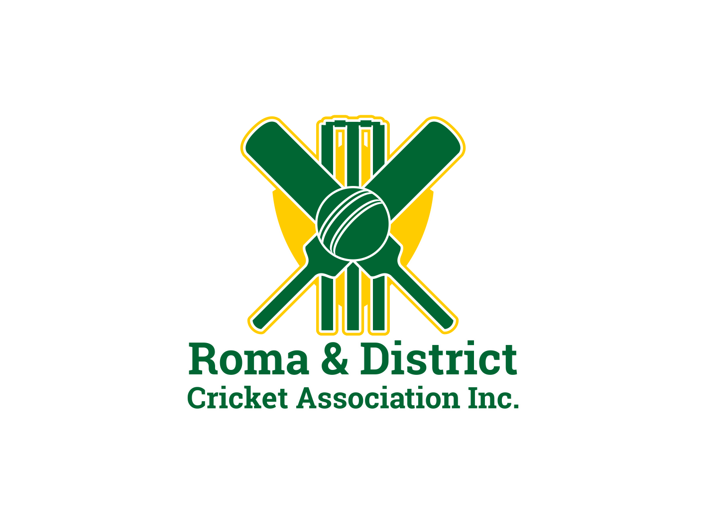 Logo Design by BNdesigner for Roma & District Cricket Association Inc. | Design #30909243