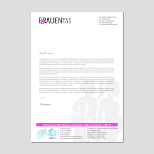 Design de Papeterie par Unik Media pour Frauenärzte Frauenfeld | Design #30916558