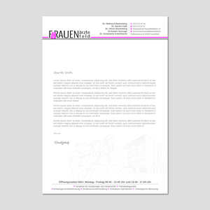 Stationery Design by Unik Media for Frauenärzte Frauenfeld | Design: #30916559