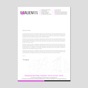 Stationery Design by Unik Media for Frauenärzte Frauenfeld | Design: #30916560