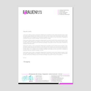 Stationery Design by Unik Media for Frauenärzte Frauenfeld | Design: #30916570