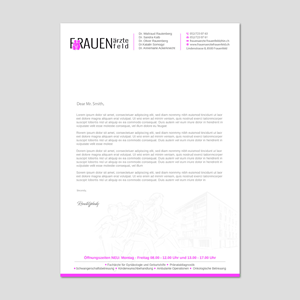 Stationery Design by Unik Media for Frauenärzte Frauenfeld | Design: #30916572