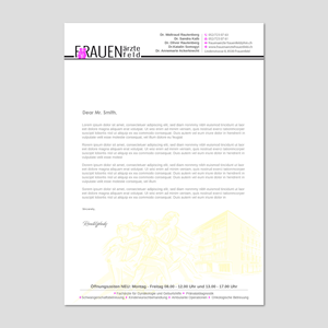 Stationery Design by Unik Media for Frauenärzte Frauenfeld | Design: #30920905